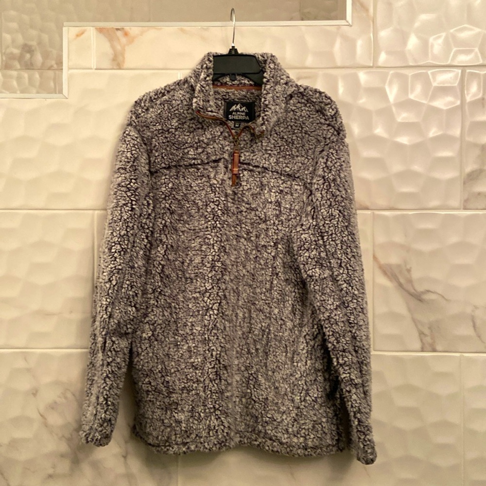 Alpine Sherpa Fleece Quarter Zip Pullover